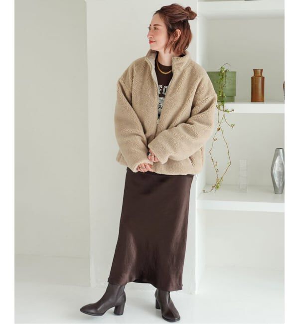 Spick and Span「《追加》サテンフレアスカート」|スカート|