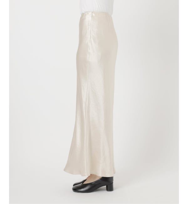Spick and Span「《追加》サテンフレアスカート」|スカート|
