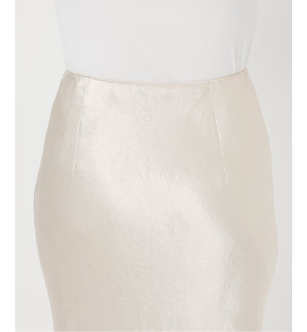 Spick and Span「《追加》サテンフレアスカート」|スカート|