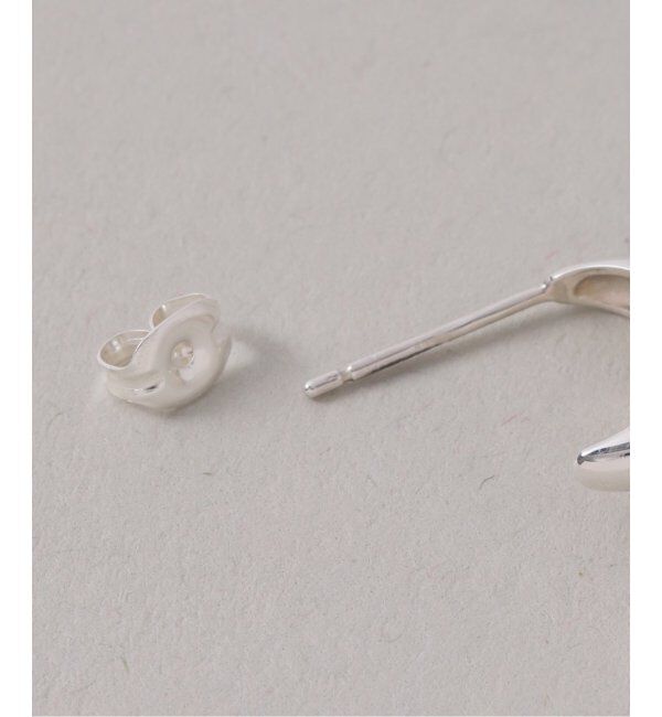 Spick and Span「《WEB限定》【SAMH by LILAS】ケシパールフープピアス SV(両耳)」|ピアス|