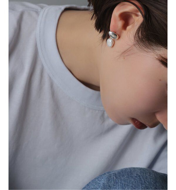 Spick and Span「《WEB限定》【SAMH by LILAS】ケシパールピアス SV(両耳)」|ピアス|