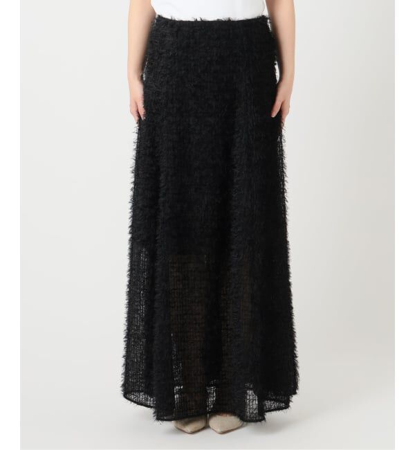 NOBLE「フェザーチュールフレアスカート」|スカート|