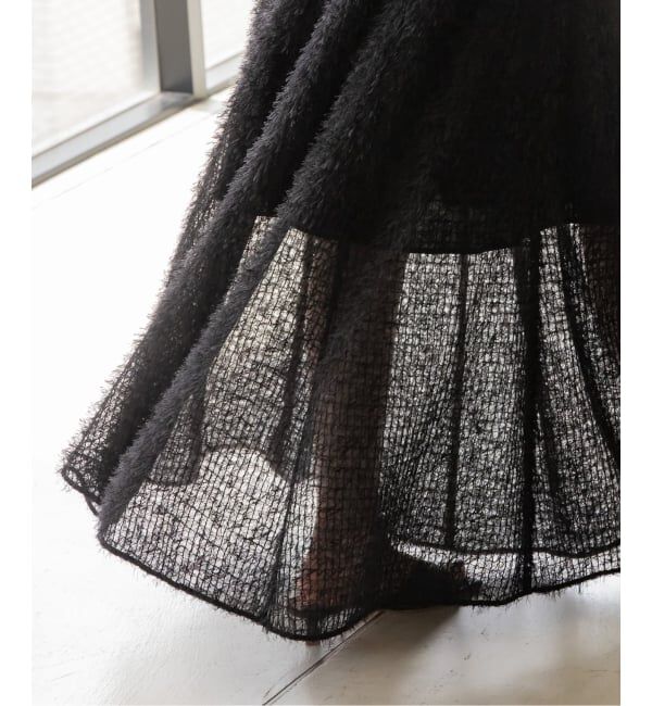 NOBLE「フェザーチュールフレアスカート」|スカート|