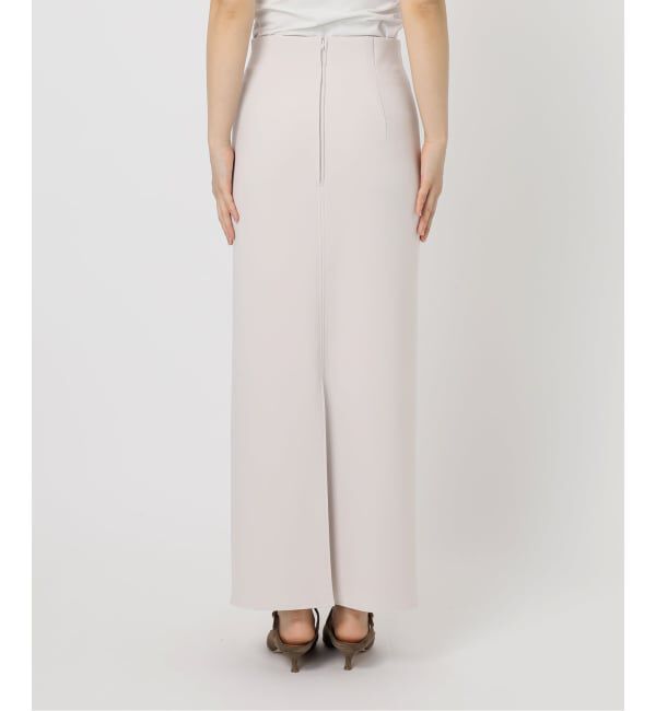 NOBLE「《追加》【洗える】コンフォートジャージーライクタイトスカート 5」|スカート|