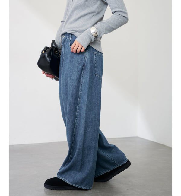 FRAMeWORK「バレルフォルムデニムパンツ」|デニム|