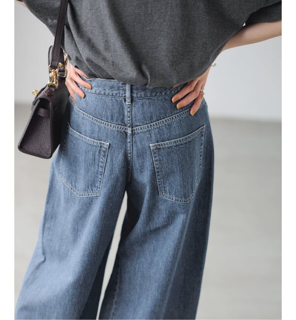 FRAMeWORK「バレルフォルムデニムパンツ」|デニム|