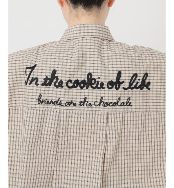 Spick and Span「刺繍オーバーシャツ」|シャツ・ブラウス|