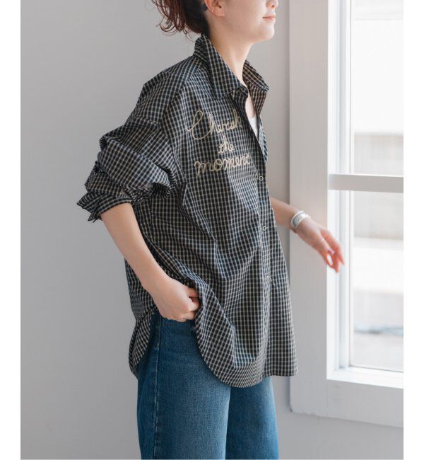 Spick and Span「刺繍オーバーシャツ」|シャツ・ブラウス|