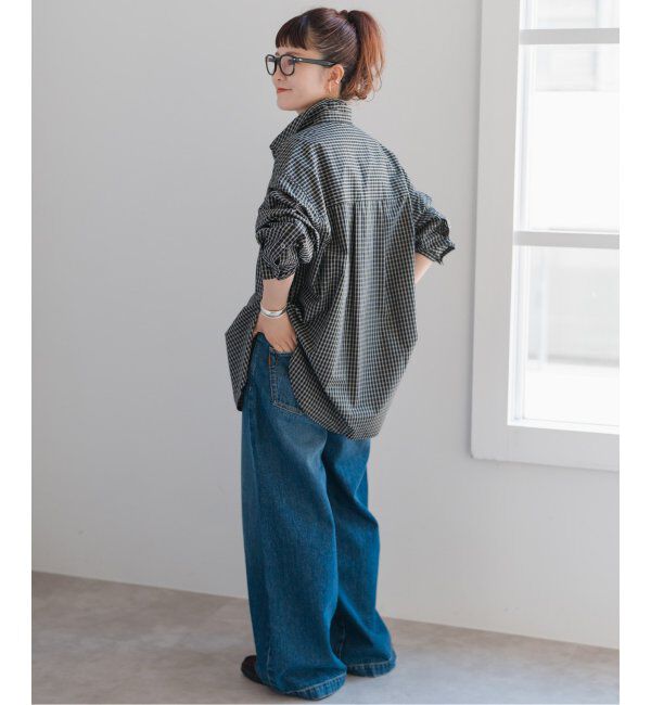 Spick and Span「刺繍オーバーシャツ」|シャツ・ブラウス|