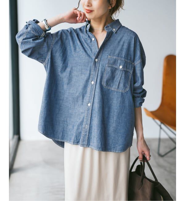 Spick and Span「Levi&rsquo;s/リーバイス 別注SMU LS ZANDT CROPPED SHIRT」|シャツ・ブラウス|