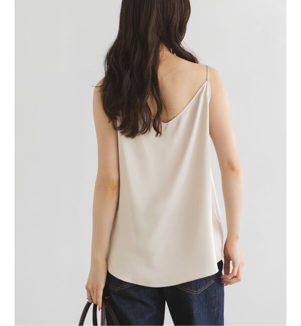 NOBLE「【洗える】メルティサテン2WAYキャミ」|キャミソール|