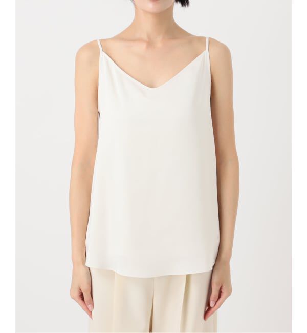 NOBLE「【洗える】メルティサテン2WAYキャミ」|キャミソール|