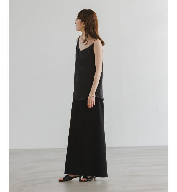 NOBLE「【洗える】メルティサテン2WAYキャミ」|キャミソール|