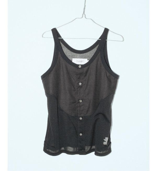 FRAMeWORK「JANE SMITH/ジェーンスミス 別注シアータンク」|タンクトップ|ブラック