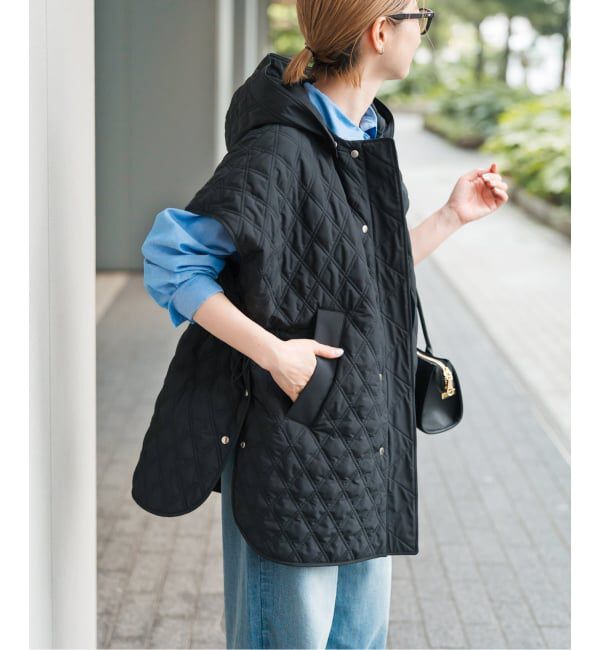 Spick and Span「TICCA / ティッカ リバーシブルキルティングポンチョ」|その他|