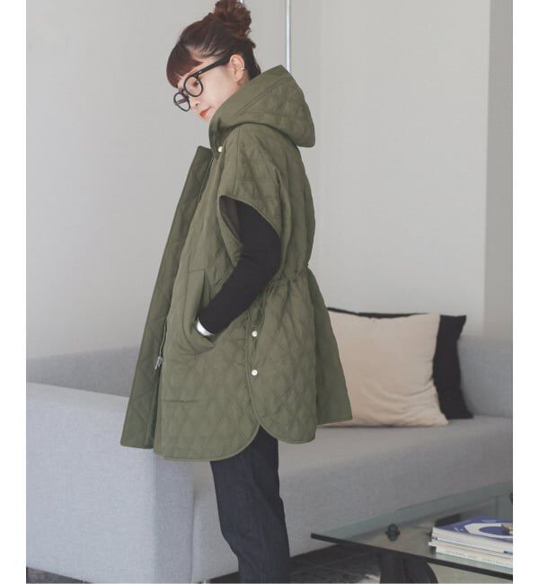 Spick and Span「TICCA / ティッカ リバーシブルキルティングポンチョ」|その他|