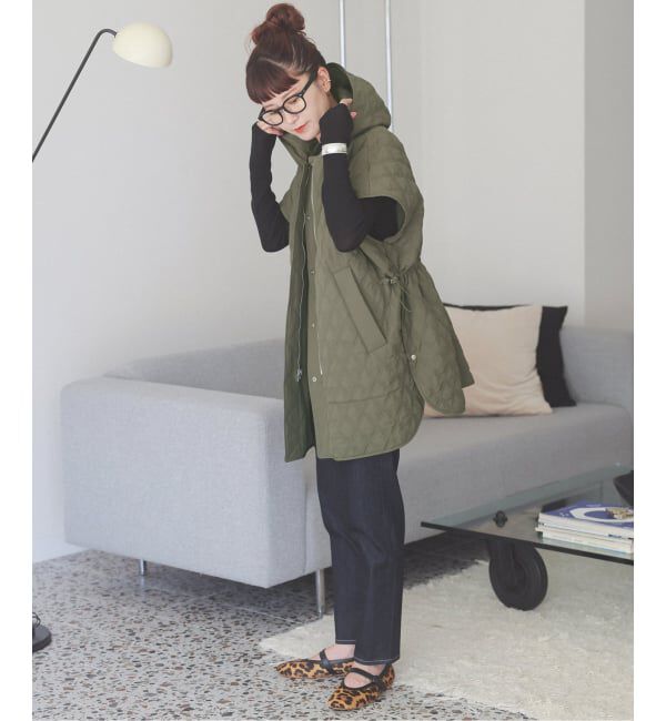 Spick and Span「TICCA / ティッカ リバーシブルキルティングポンチョ」|その他|