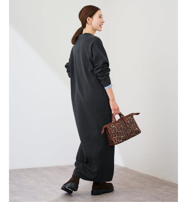 FRAMeWORK「ポロシャツニットワンピース」|ワンピース|