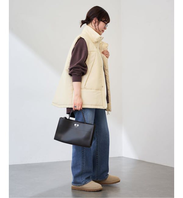 FRAMeWORK「ピグメントダイ中綿ベスト」|ダウンベスト・ベスト|