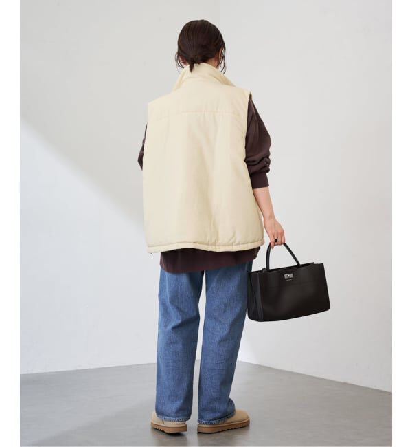 FRAMeWORK「ピグメントダイ中綿ベスト」|ダウンベスト・ベスト|