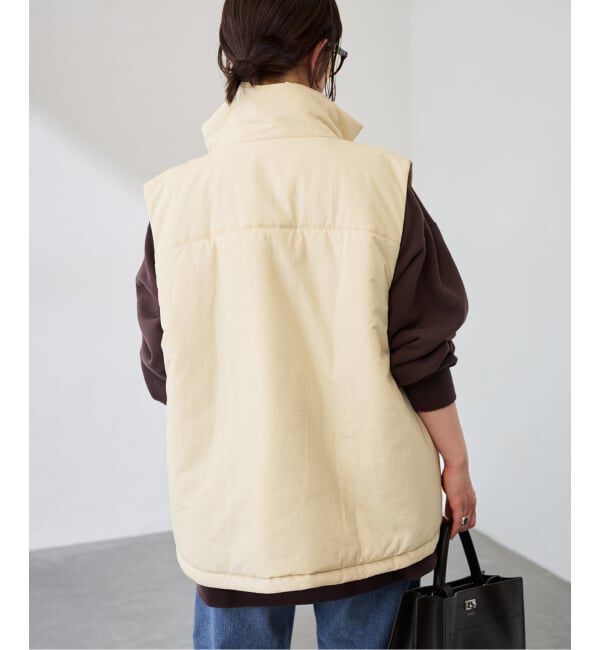 FRAMeWORK「ピグメントダイ中綿ベスト」|ダウンベスト・ベスト|