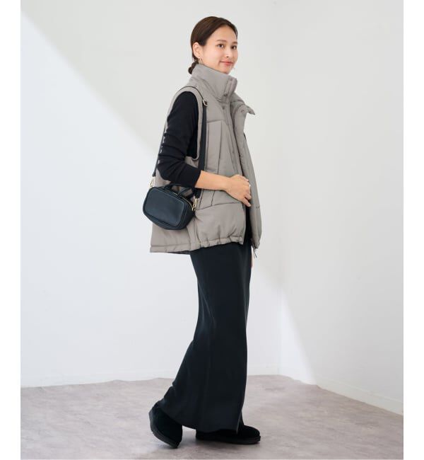 FRAMeWORK「ピグメントダイ中綿ベスト」|ダウンベスト・ベスト|