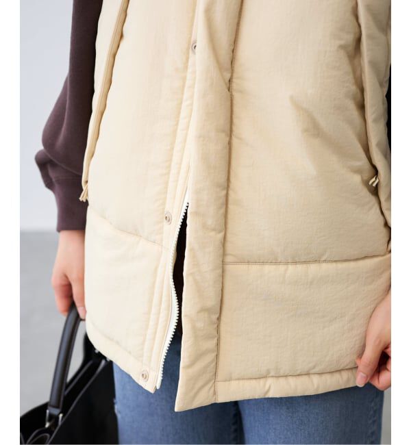 FRAMeWORK「ピグメントダイ中綿ベスト」|ダウンベスト・ベスト|