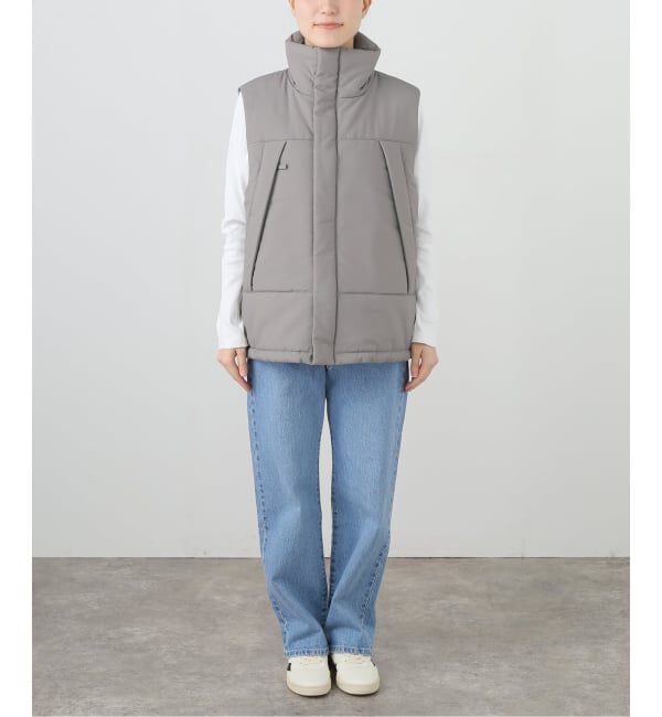 FRAMeWORK「ピグメントダイ中綿ベスト」|ダウンベスト・ベスト|