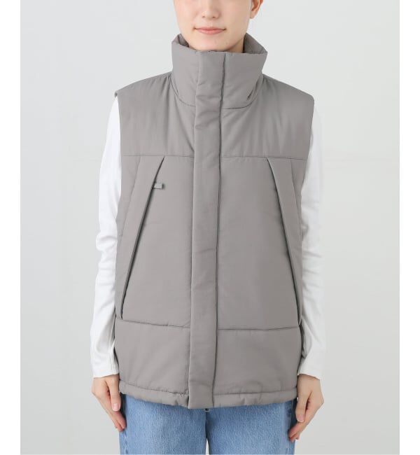 FRAMeWORK「ピグメントダイ中綿ベスト」|ダウンベスト・ベスト|