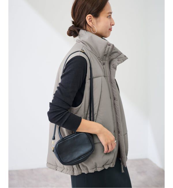 FRAMeWORK「ピグメントダイ中綿ベスト」|ダウンベスト・ベスト|