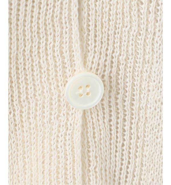 Spick and Span「《予約》コットンリネンギマ天竺カーディガン」|カーディガン|