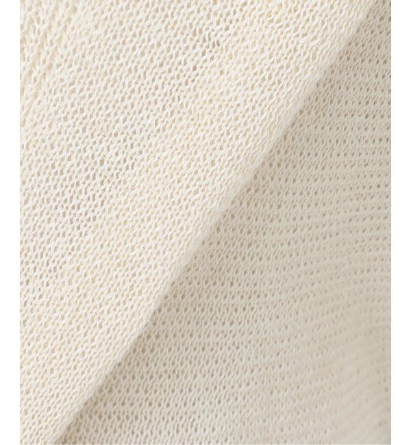 Spick and Span「《予約》コットンリネンギマ天竺カーディガン」|カーディガン|