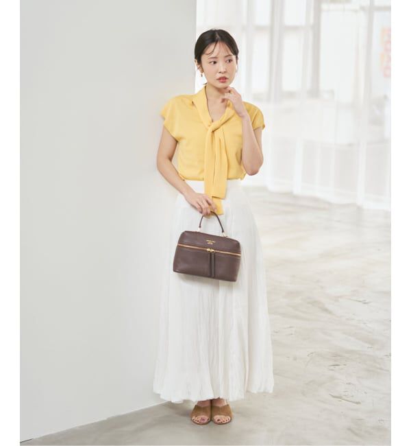 NOBLE「《予約》シルクフィールボウタイニット」|ニット・セーター|