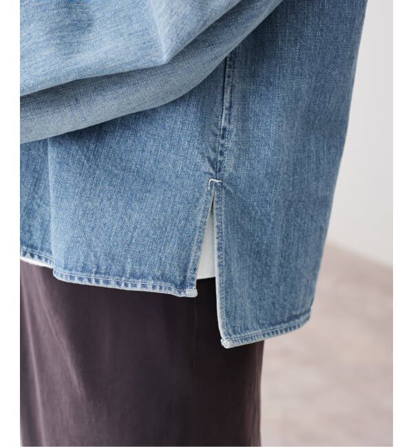 FRAMeWORK「≪WEB限定 / 追加予約≫デニムプルオーバーシャツ」|シャツ・ブラウス|