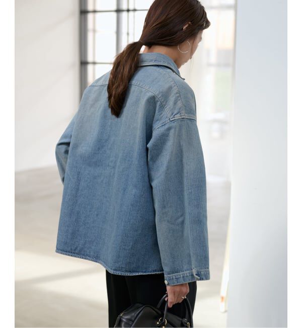 FRAMeWORK「≪WEB限定 / 追加予約≫デニムプルオーバーシャツ」|シャツ・ブラウス|