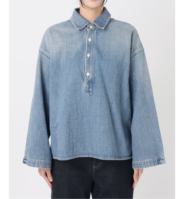 FRAMeWORK「≪WEB限定 / 追加予約≫デニムプルオーバーシャツ」|シャツ・ブラウス|