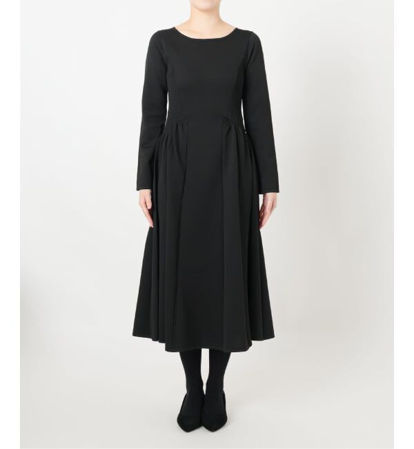  「フィットフレアニットワンピース」|ワンピース|