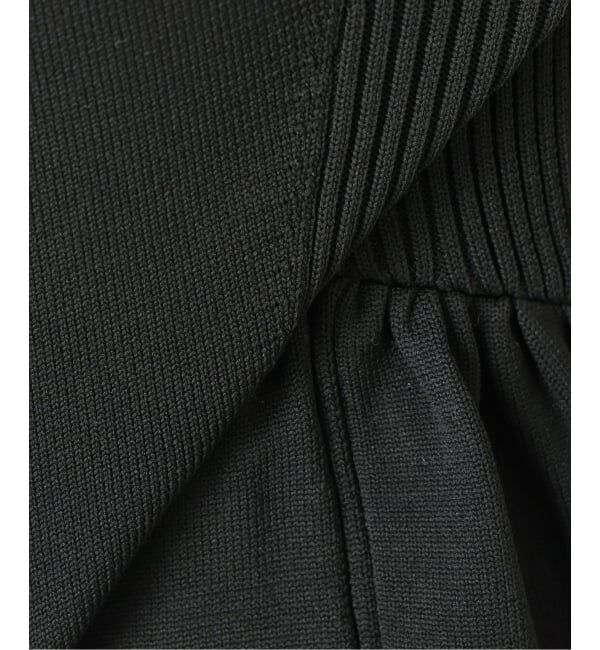  「フィットフレアニットワンピース」|ワンピース|
