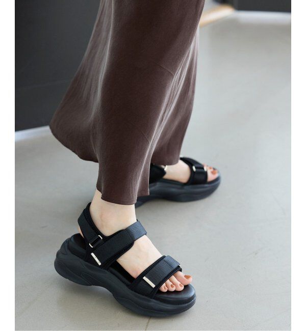  「COHINA&times;LE TALONコンビベルトスニーカーサンダル」|サンダル|