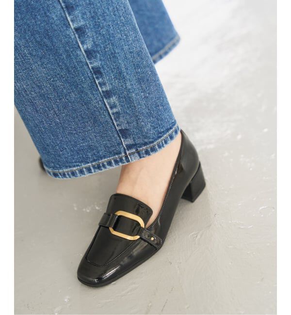  「3.5cmスクエアバックルローファー」|ローファー|