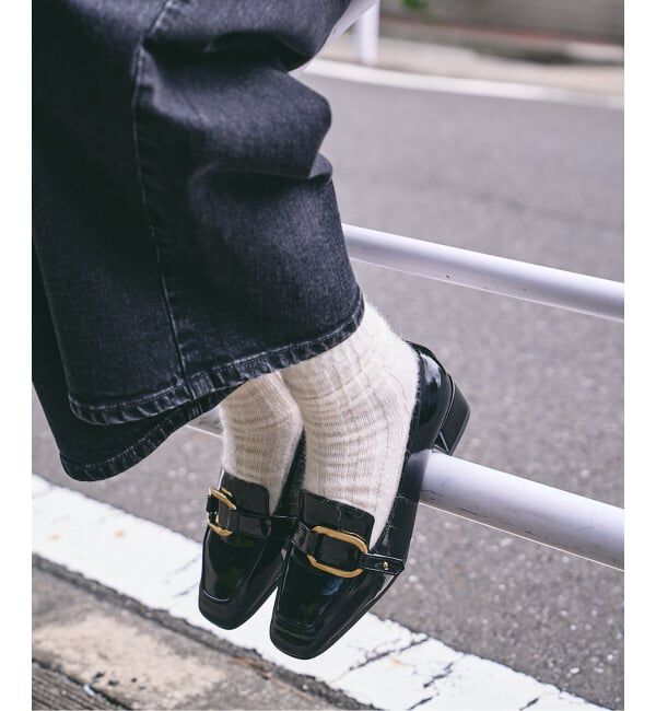  「3.5cmスクエアバックルローファー」|ローファー|