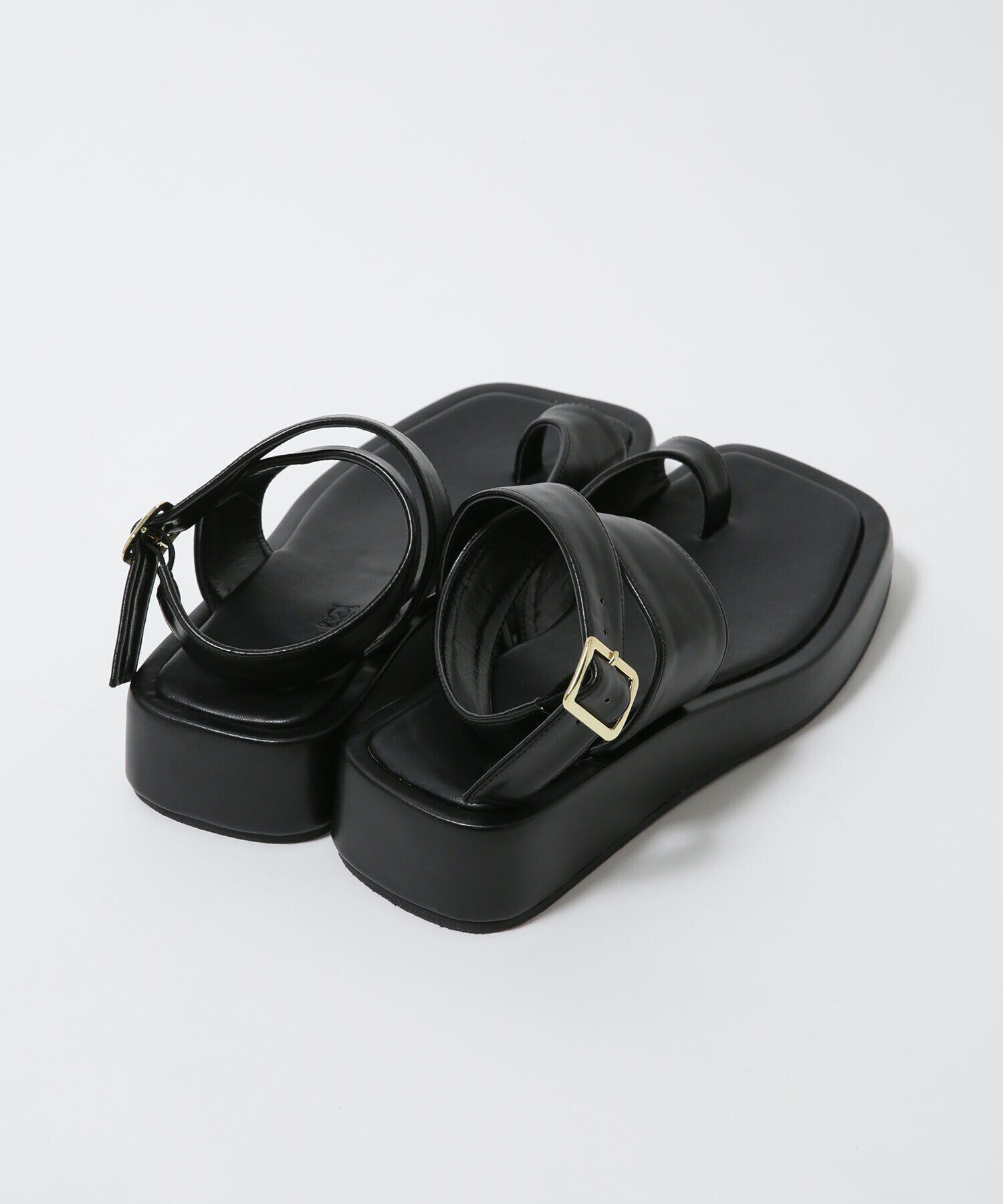 nano･universe「LB.03/クロスストラップサンダル」|サンダル|