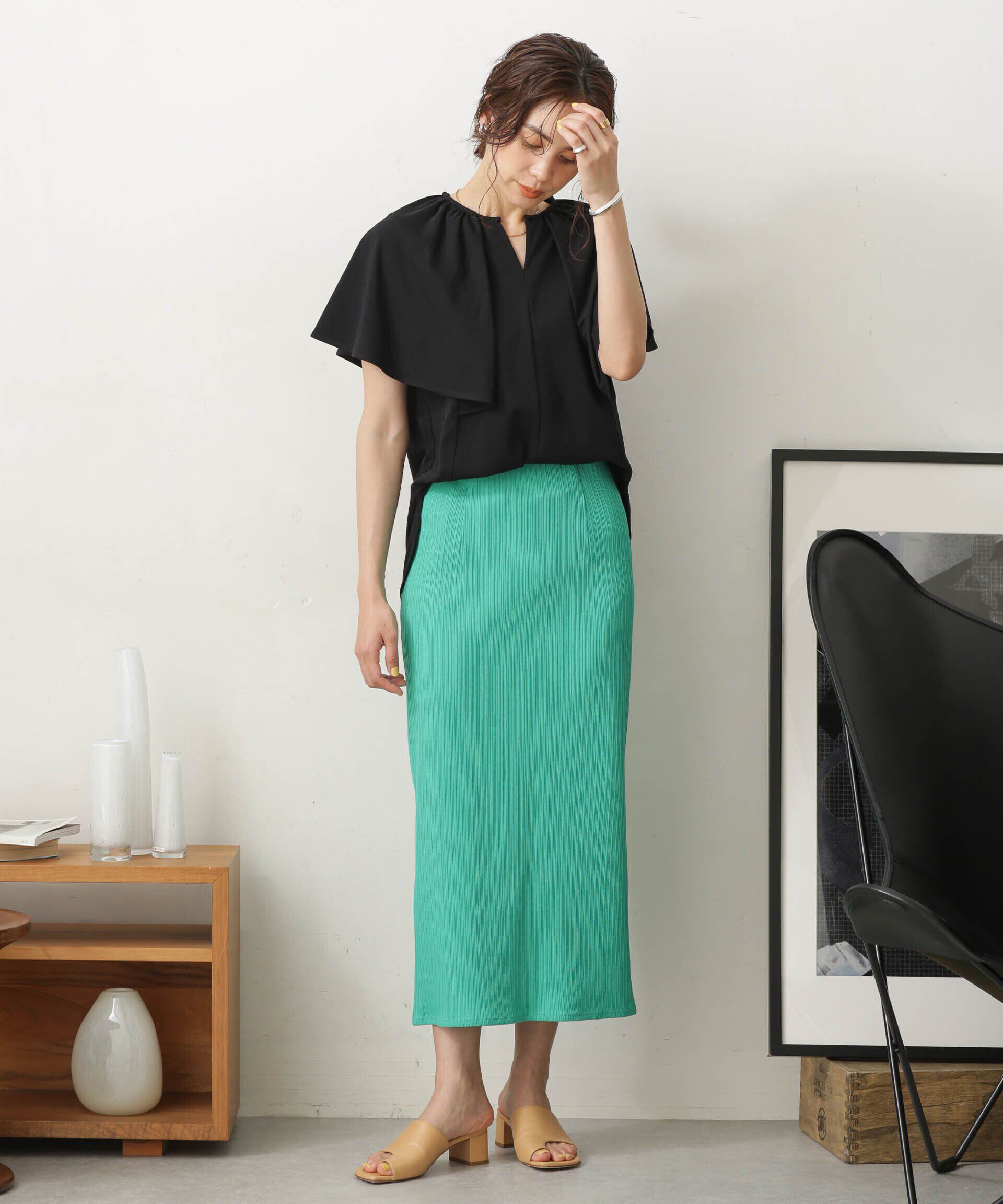 nano･universe「LB.03/Repurフレアスリーブカットトップス」|Tシャツ・カットソー|