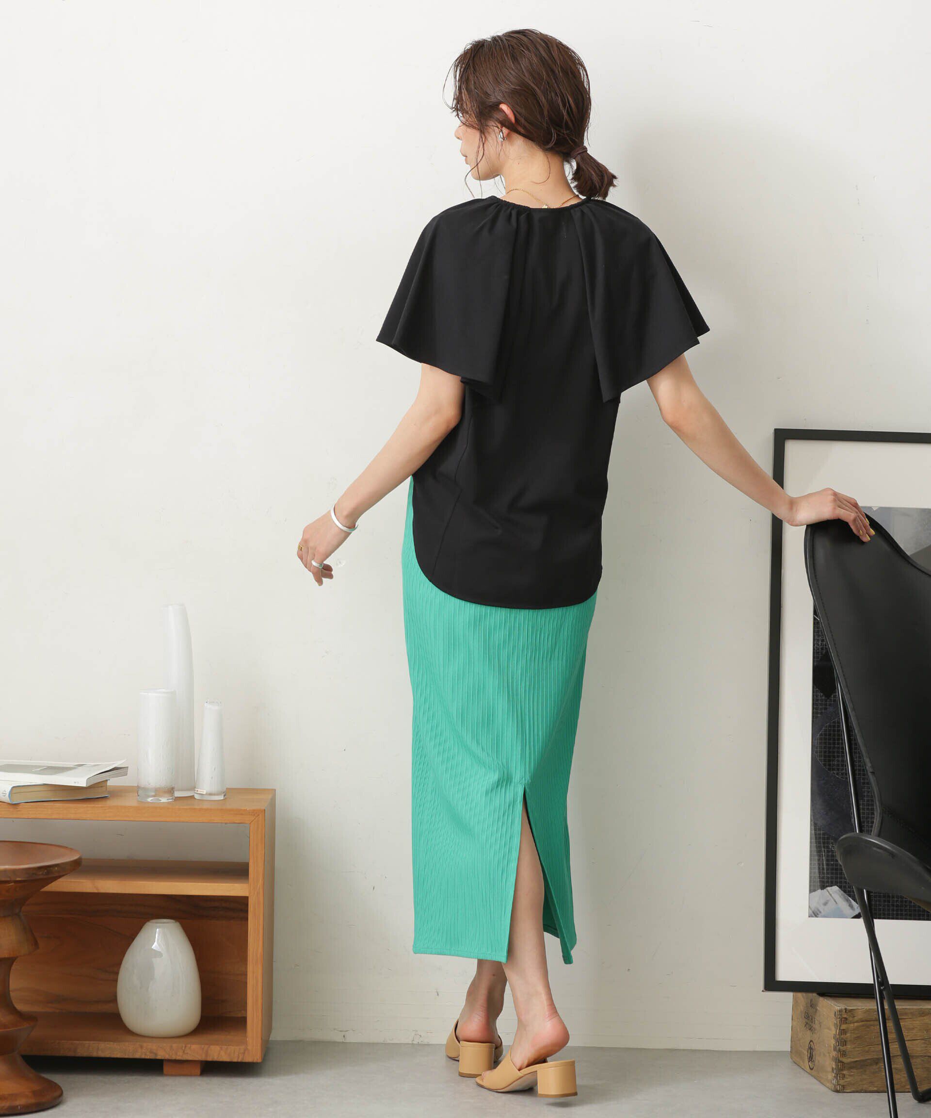 nano･universe「LB.03/Repurフレアスリーブカットトップス」|Tシャツ・カットソー|