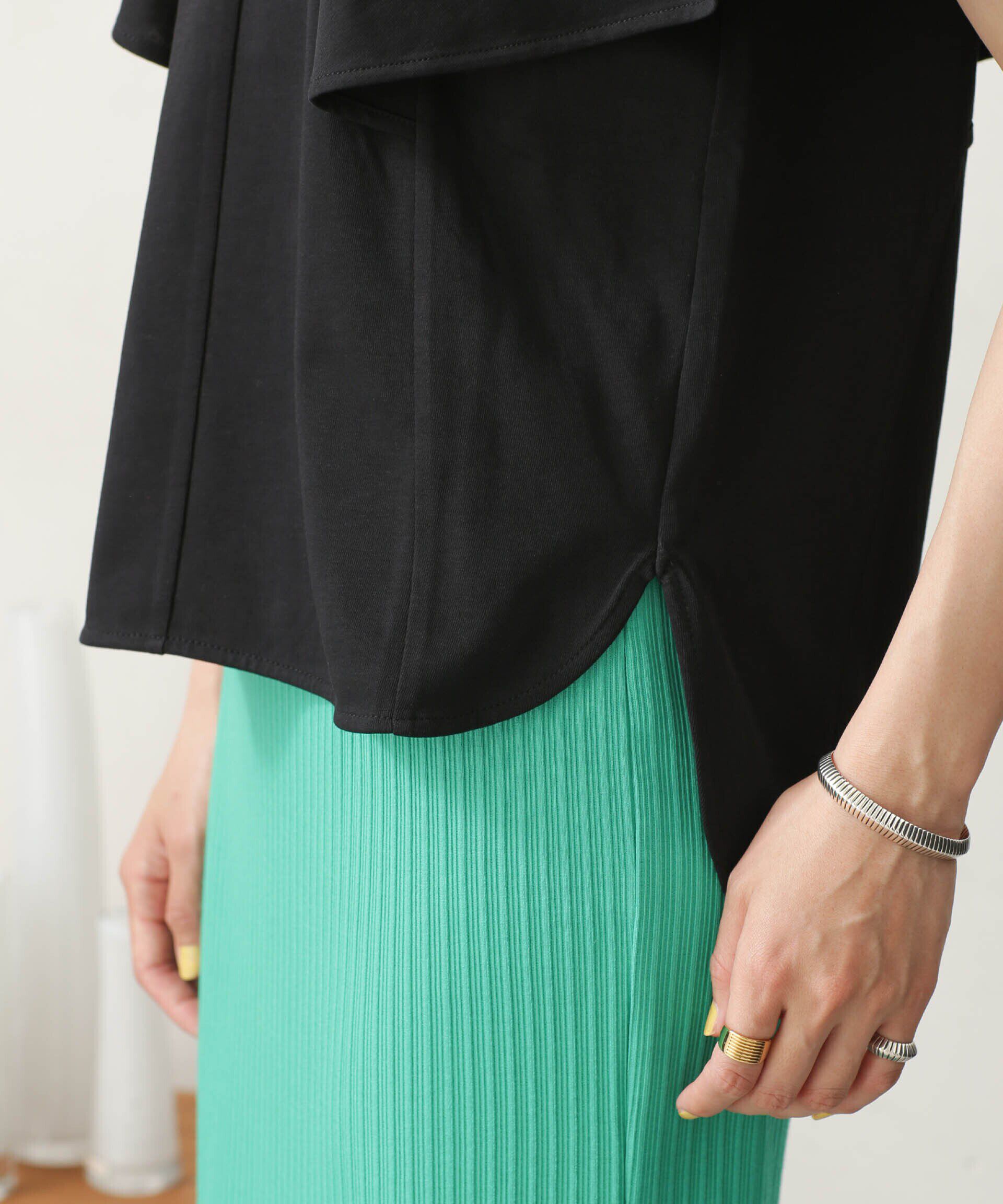 nano･universe「LB.03/Repurフレアスリーブカットトップス」|Tシャツ・カットソー|