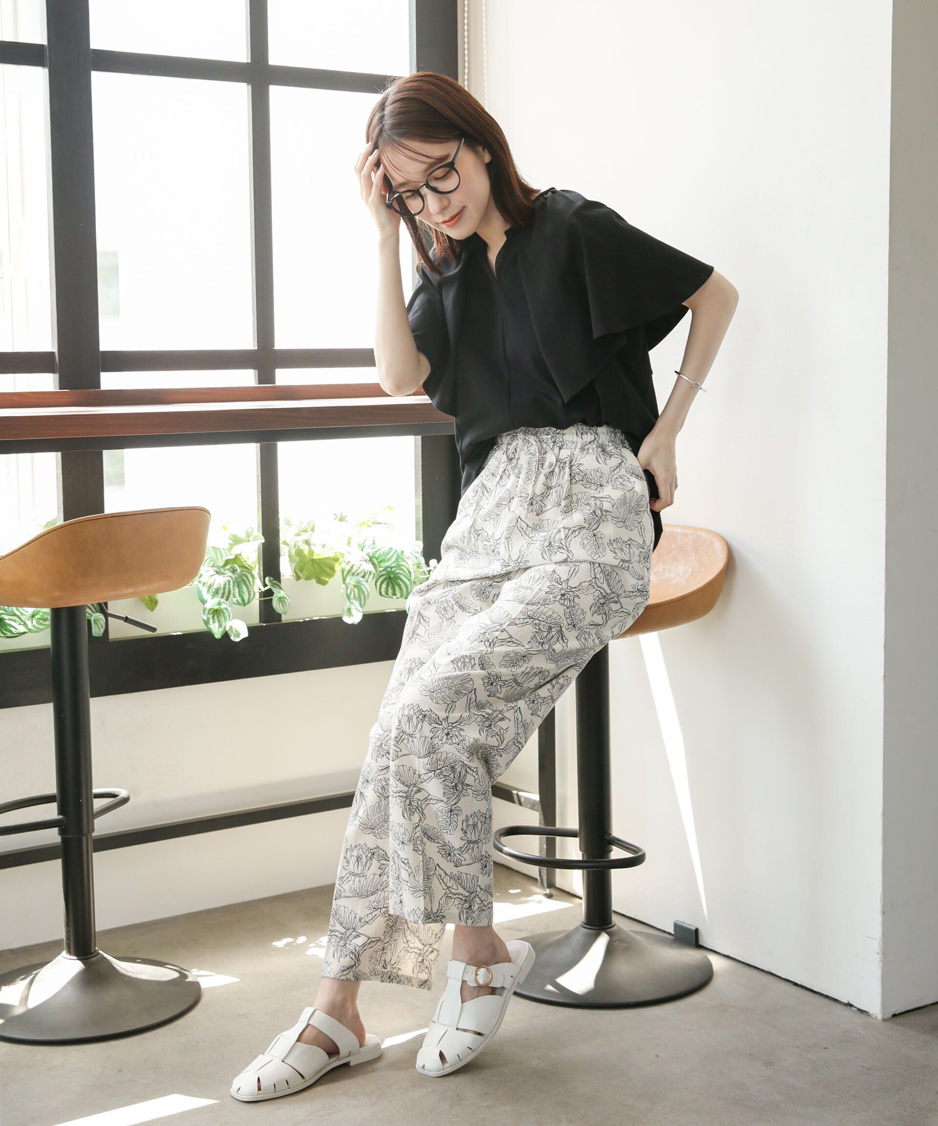 nano･universe「LB.03/Repurフレアスリーブカットトップス」|Tシャツ・カットソー|