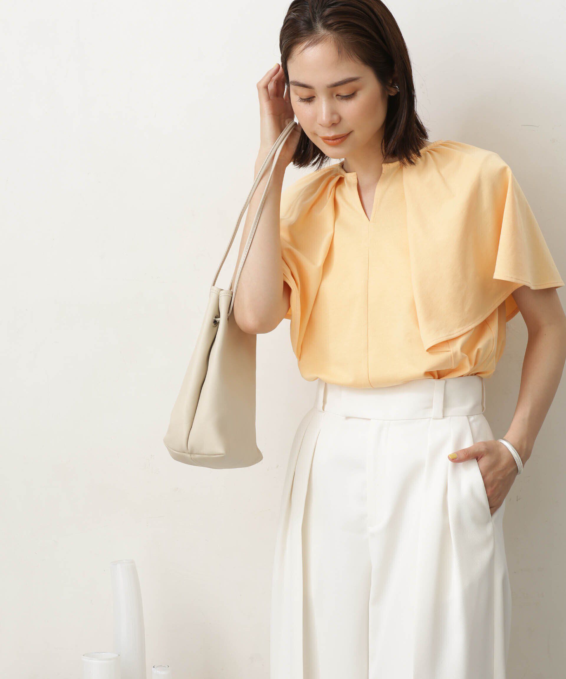 nano･universe「LB.03/Repurフレアスリーブカットトップス」|Tシャツ・カットソー|