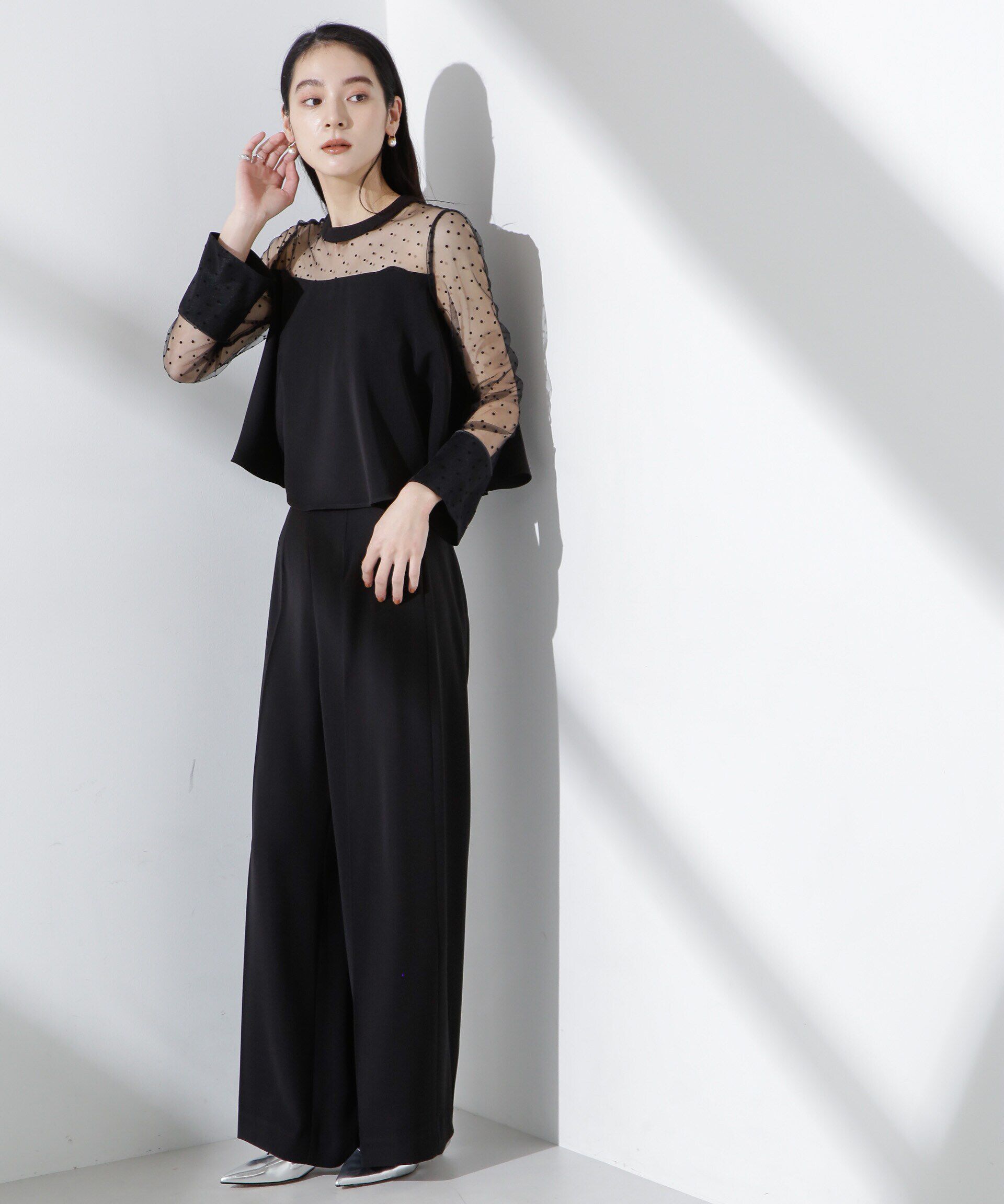 nano･universe「フロッキードットチュールセットアップ」|ワンピース|