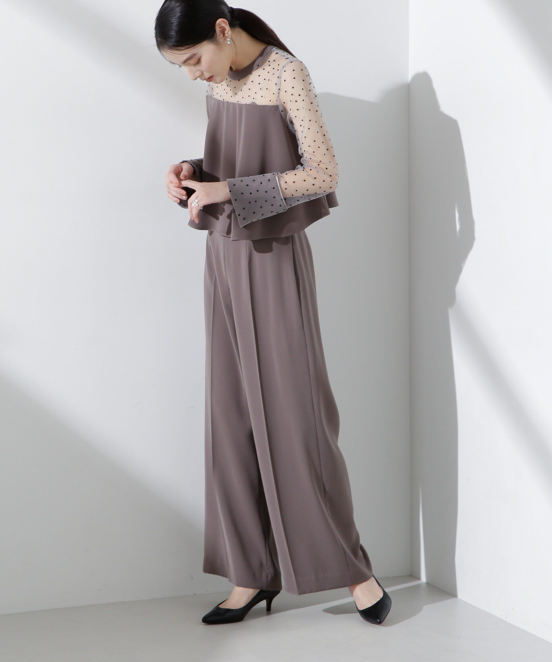 nano･universe「フロッキードットチュールセットアップ」|ワンピース|