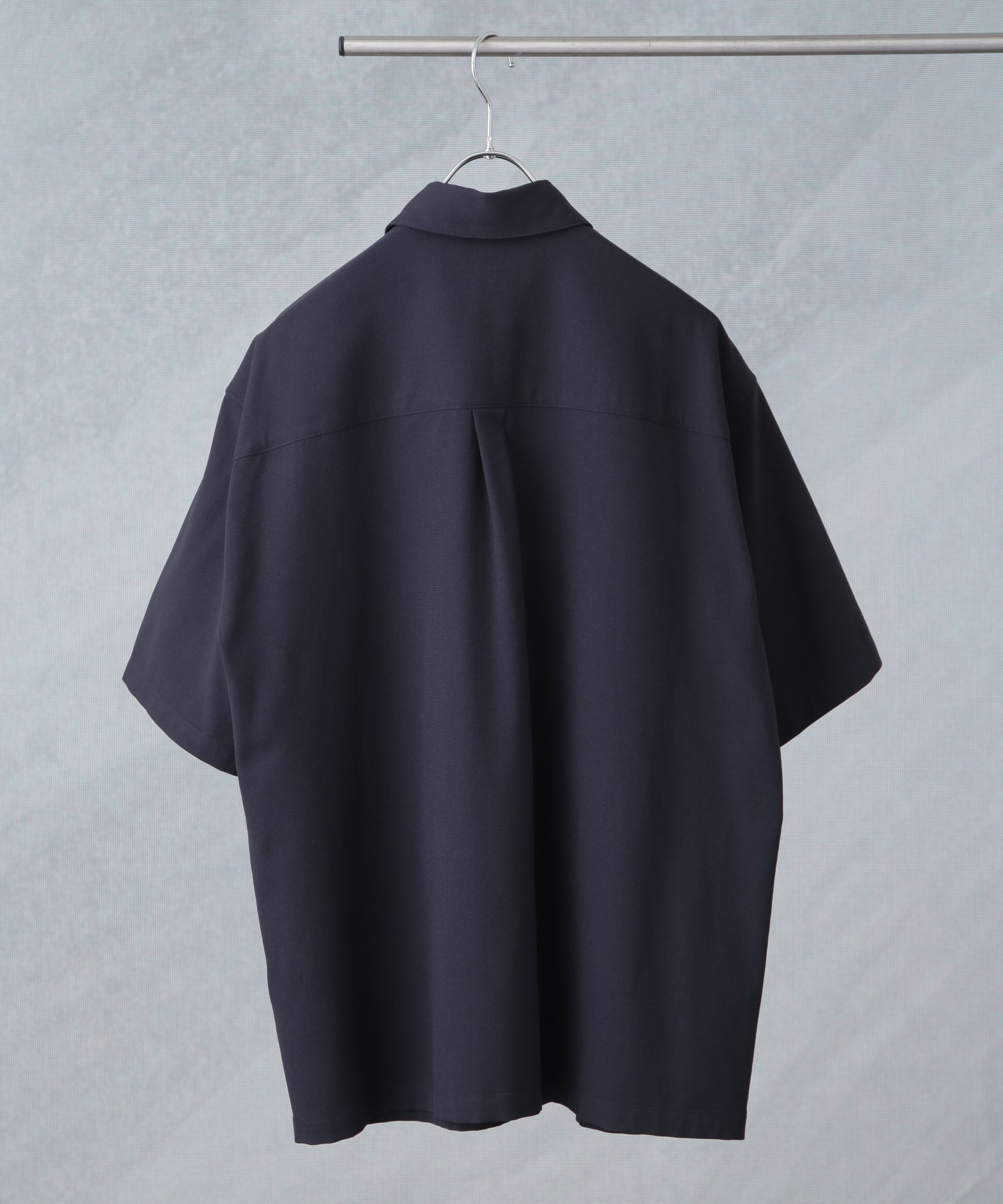 nano･universe「DotAir(R)ミニホールストレッチシャツ半袖/吸水速乾(セットアップ可)」|シャツ・ブラウス|